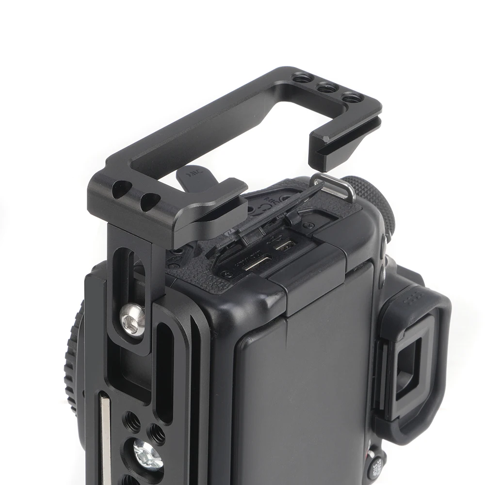 FOTGA L Form Für Canon 70D 80D 90D Kamera Halterung Platte Grundplatte Schießen Quick Release QR Vertikale 1/4 Schraube Stabilisator stativ – Detail 8