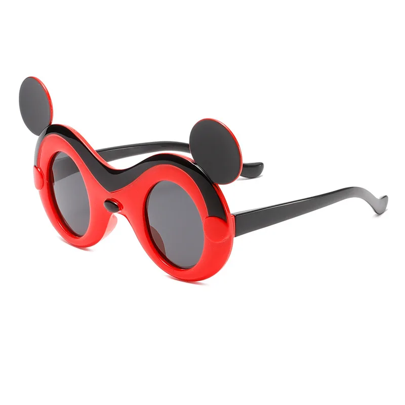 Miniso New Children Mickey Mouse Fashion Cartoon Trend Sunshade Anti-uv Cute Silicone polarization Sunglasses For Boys And Girls