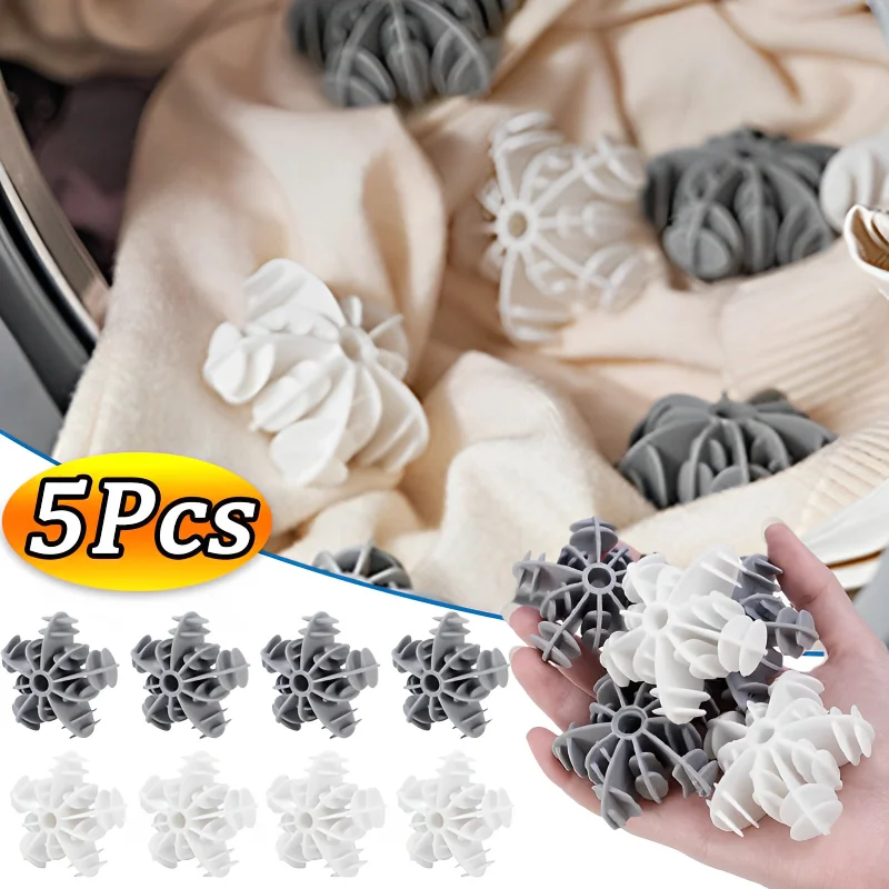 

Reusable Silicone Laundry Balls Clothes Anti-tangle Decontamination Cleaning Balls Soft Washing Machine Cat Hair Laundry Tools