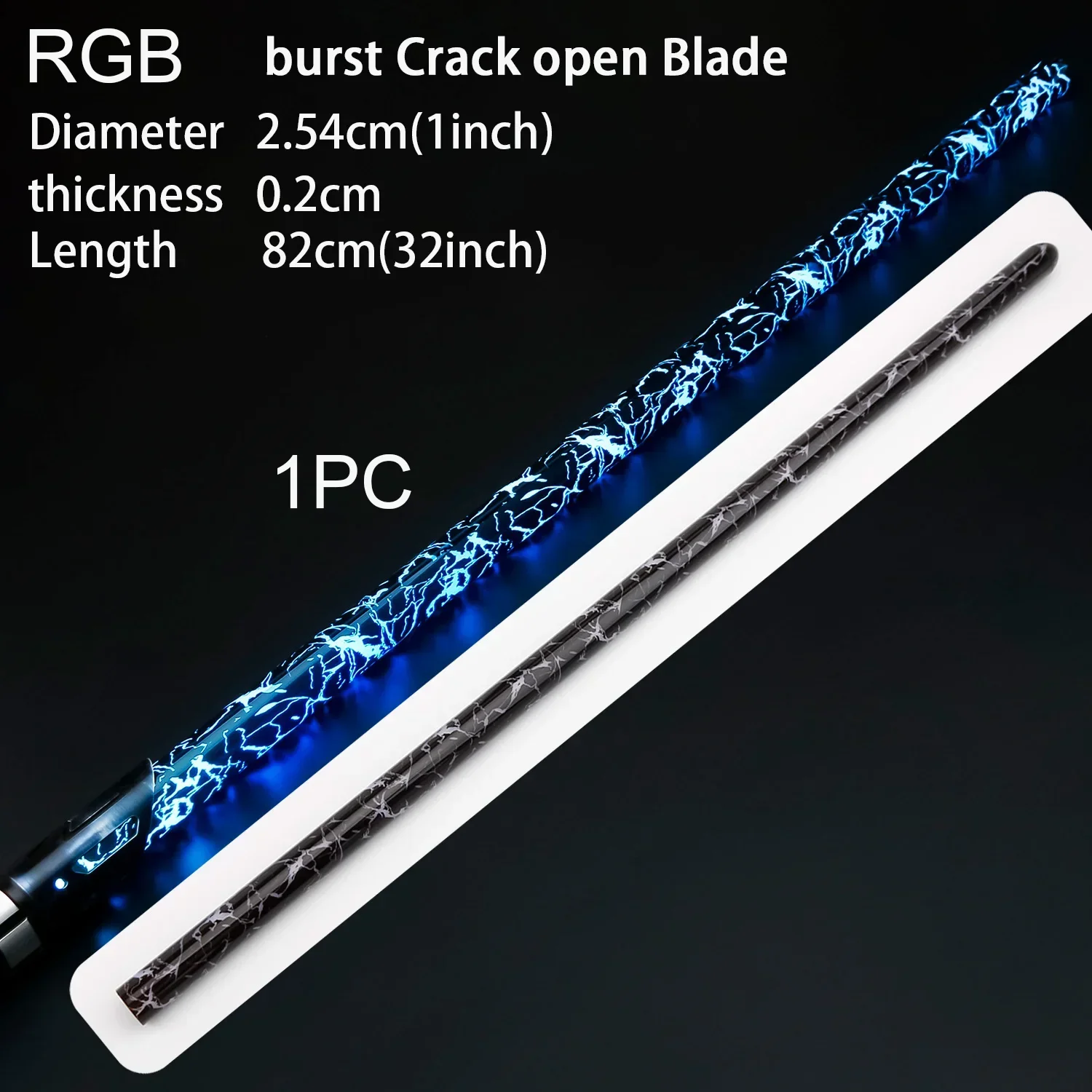 Premium TXQSABER RGB Pixel Blade - High-Quality PC Blade for Dueling, 16 Color Options