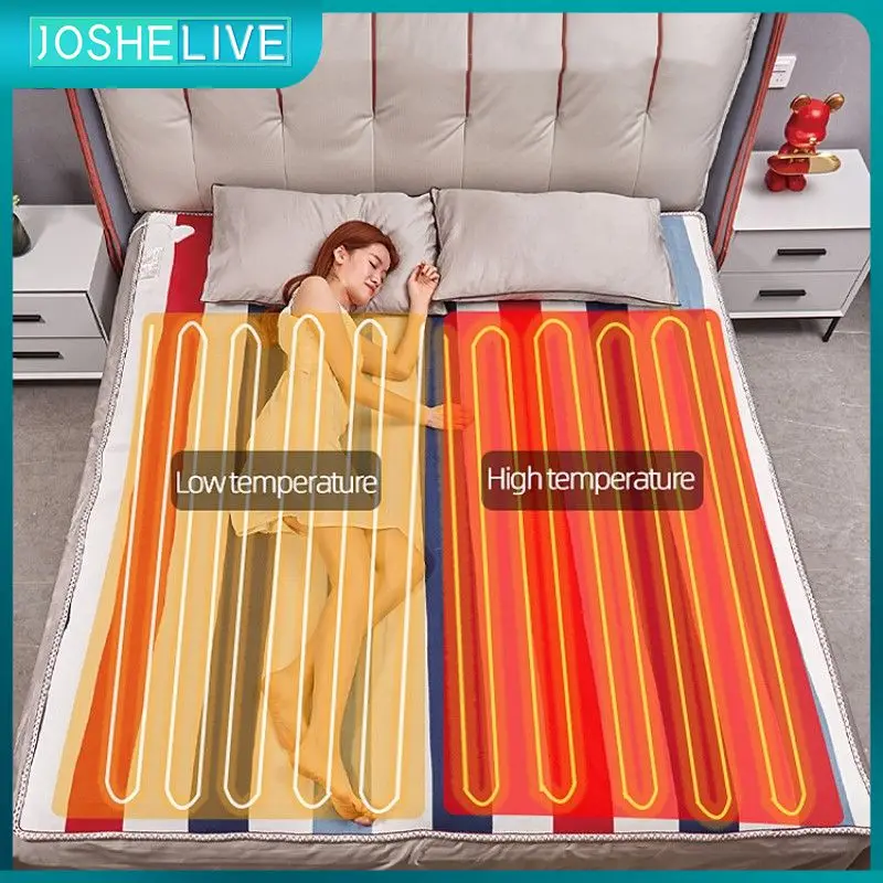 

Home Security Intelligent 9-gear Heated Blanket 110v/230v Thicked Electric Blanket Adjustable Timing Power Off Thermal Blanket