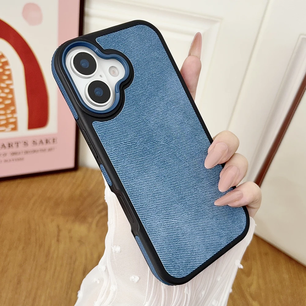 Luxury Retro Leather Texture Shockproof Soft Matte Phone Case Cover