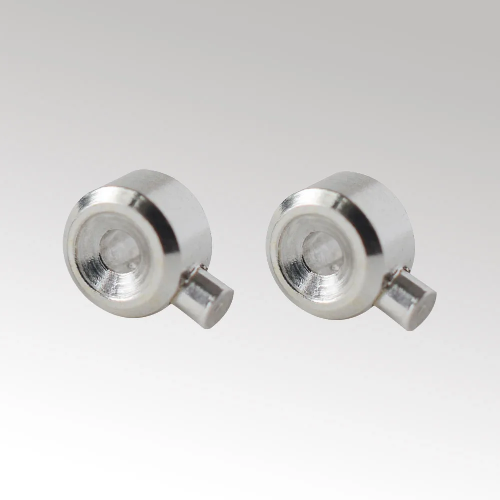 

Обжимные бусины из стерлингового серебра для изготовления ювелирных изделий. Трубчатые обжимные концевые промежуточные бусины крошечные Заглушки для изготовления ювелирных изделий своими руками