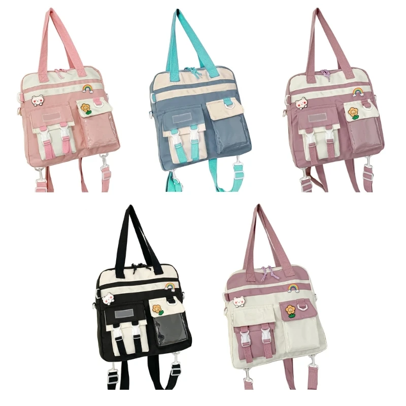 

Womens Crossbody Bags Multi-pocket Backpack Handbag Large Capacity Shoulder Bag
