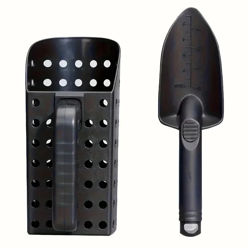 Plastic Metal Detector Sand Scoop Shovel Set Beach Gold Digging Filter Tool For Underground Metal Treasure Detect