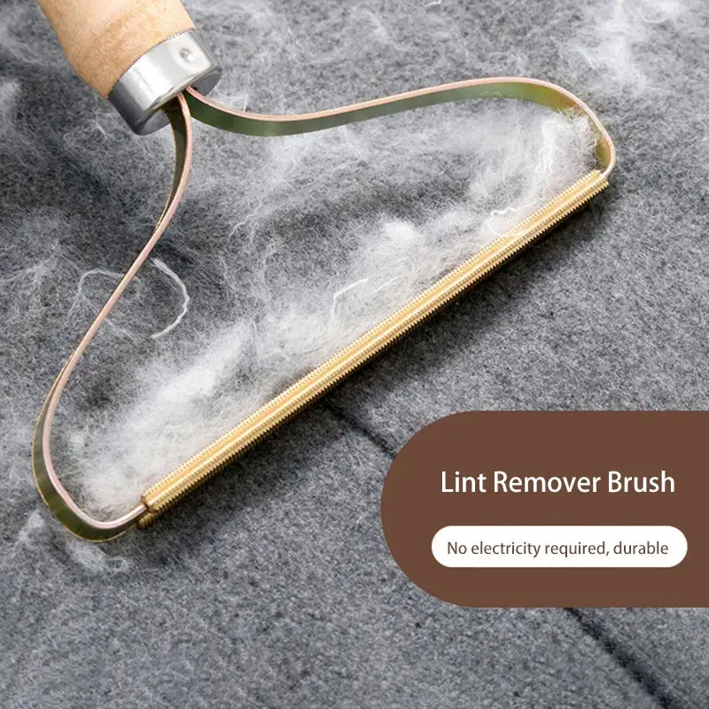 Portable Lint Remover Pet Hair Remover Brush Manual Lint Roller Sofa Clothes Cleaning Lint Brush Fuzz Fabric Shaver Brush Tool - Image 4