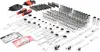 303-Piece Mechanics Tool Set and Socket Set Universal toolbox High quality chrome vanadium steel tools durable 3