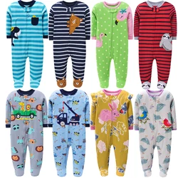 Excellent Quality Newborn Cotton Rompers with Zipper for Babies Boy Unisex One-Piece All Seasons Girl Ropa Jumpsuit