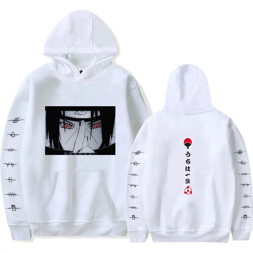 Naruto Akatsuki Nuvem Símbolos Pulôver Hoodie Hkrp # De $83,35