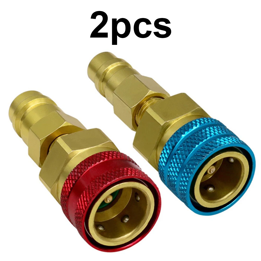 2pcs High Low Voltage Connectors Quick Coupler Kit Premium Auto AC ...