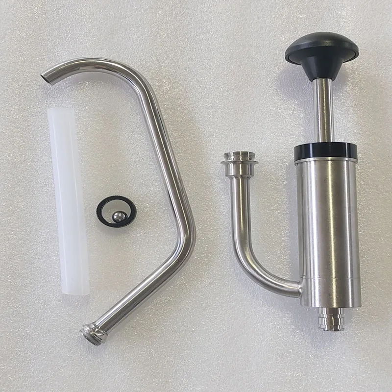 Stainless Steel Sauce Dispenser Pump Commercial Condiment Squeeze Ketchup Pressure Cooking Pump Dispenser High Quality