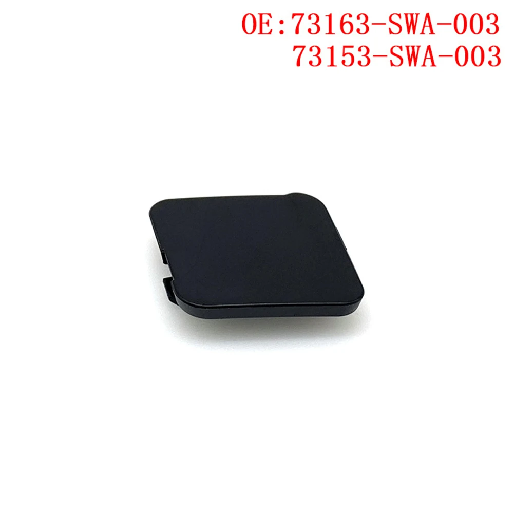 1 Pair Windshield Side Garnish Lid Cover for CRV 2007-2011 Black ABS Plastic