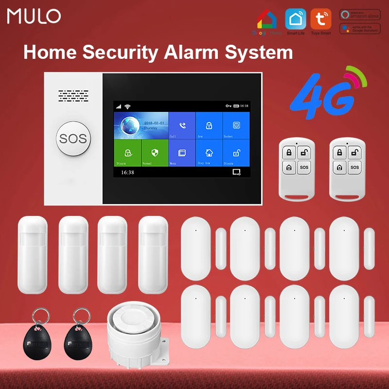 Bosch Smart Home Kit Di Allarme Completo, Controller + Sensore Porta + Rilevatore Movimento + Fumo, Facile Installazione, 230V