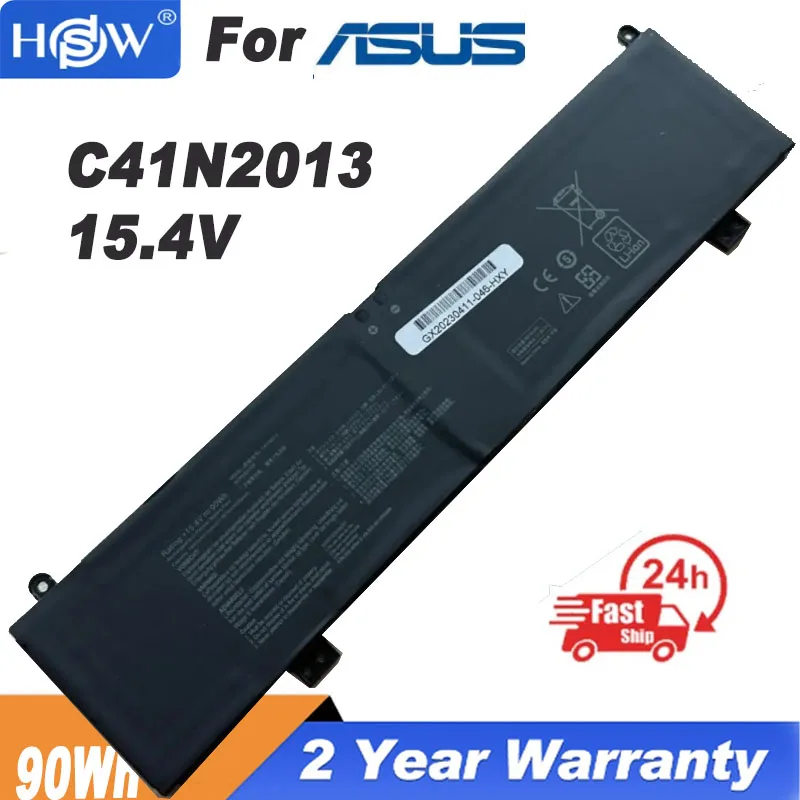 

Новый 90WH 5845mAh C41N2013 Аккумулятор для ноутбука Asus STRIX G17 G713 ROG STRIX G15 G513 G513QY GA503QS GU603HE/HM GU603HR H5600QM