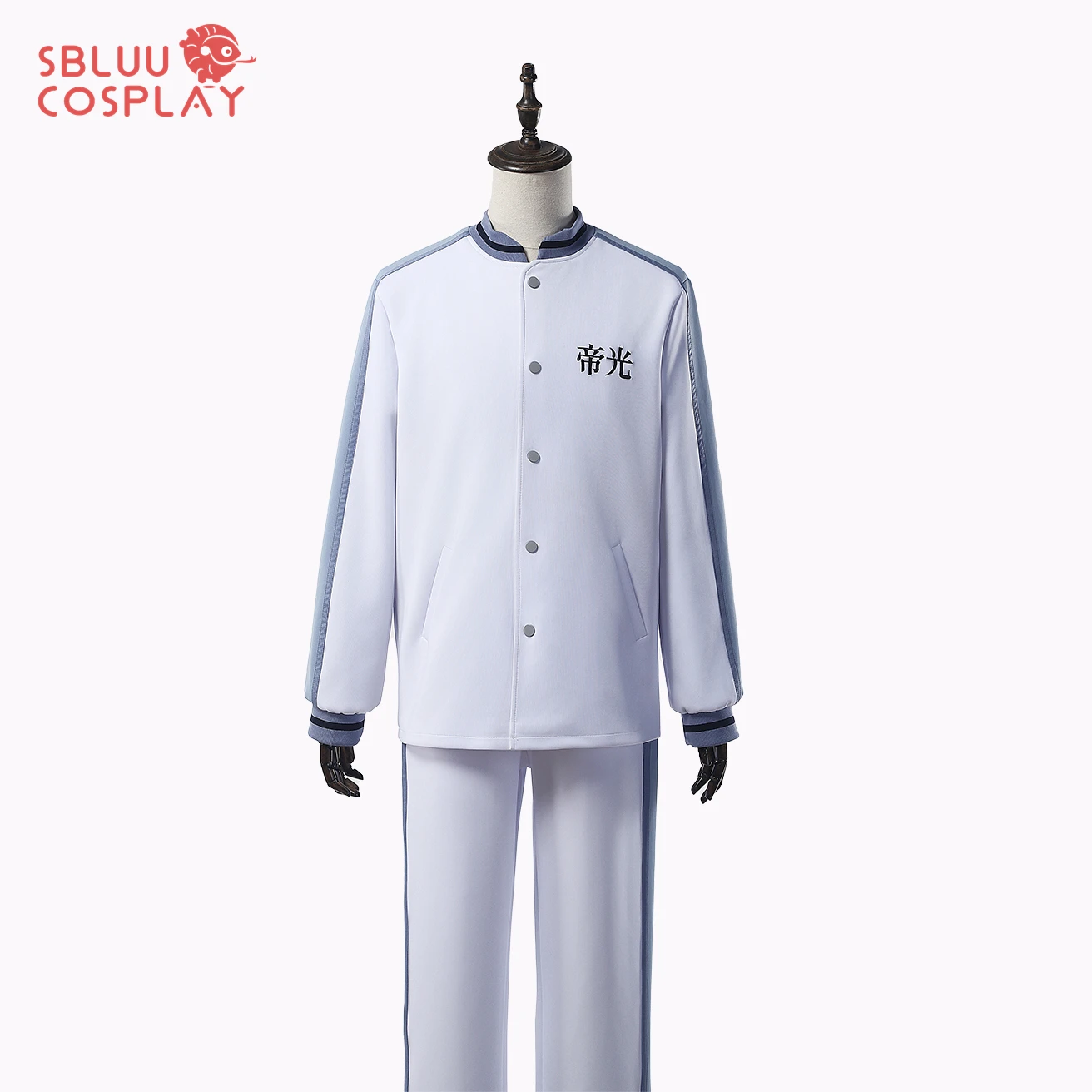 Фото Костюм для косплея SBluuCosplay из аниме гиуга, Джунпей, Кагами, тайга, Kuroko Tetsuya Teiko, Трикотажный костюм с вышивкой, куртка, повседневная спортивная одежда №1