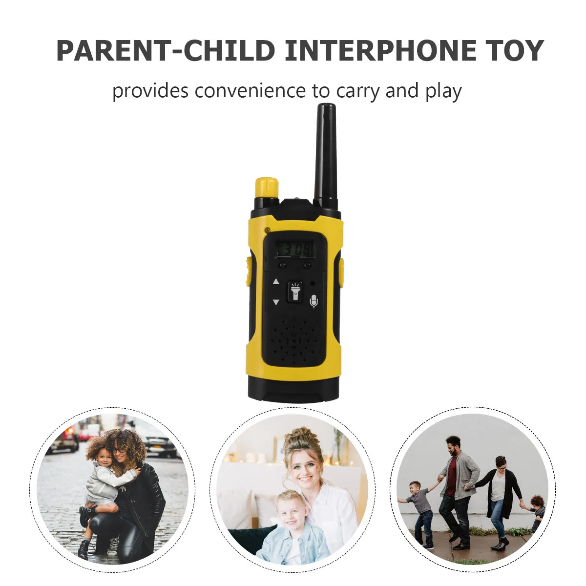 1쌍 무선 부모-자녀 워키토키 어린이용 대화형 통신 장치 가족 인터폰 어린이 선물