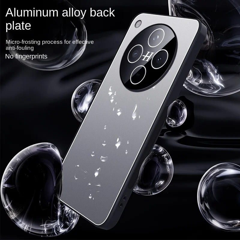 AG Aluminum Alloy TPU Soft Lens Integrated Anti-Slip Phone Case