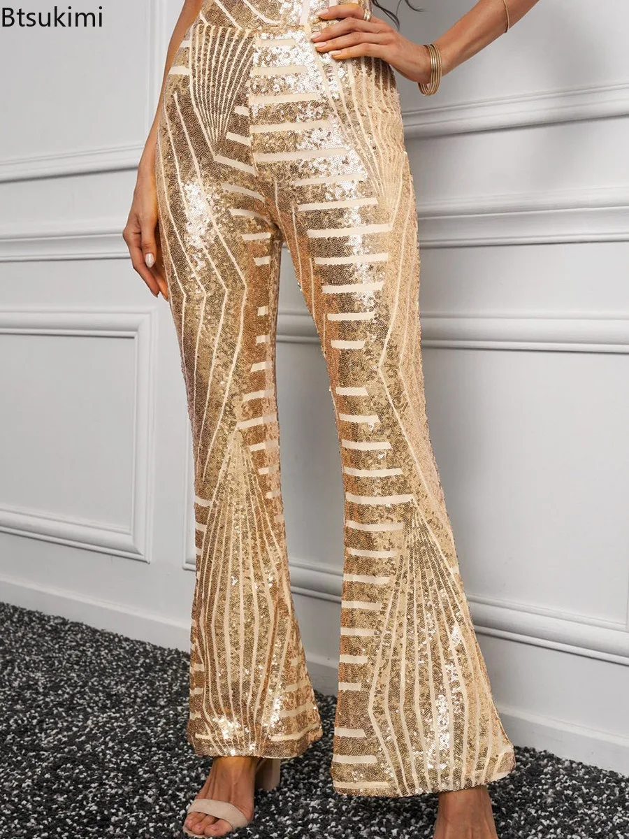 Sequin Pants Gold Shiny Pants Lamgool Mens Metallic Pants Night