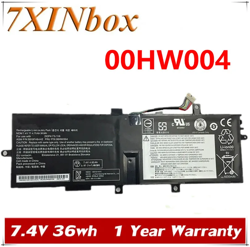 

Аккумулятор для ноутбука lenovo Helix 20CG 20CH SB10F46449 SB10F46442, 7,4 В, 36 Вт · ч