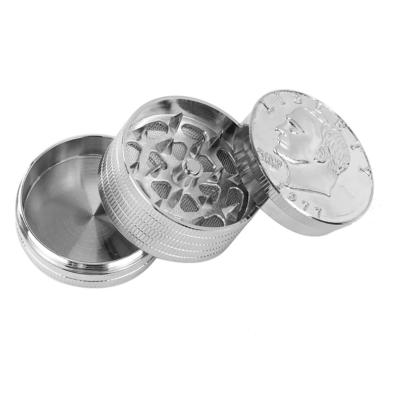 3 layer Metal Tobacco Grinder Storage Container Practical Smoking AccessoriesTobacco Pipes