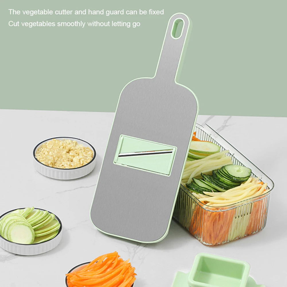 Versatile Multifunctional Grater With Six Cutting Tools Household Fruit Veggie Cutter For Cucumber Carrots