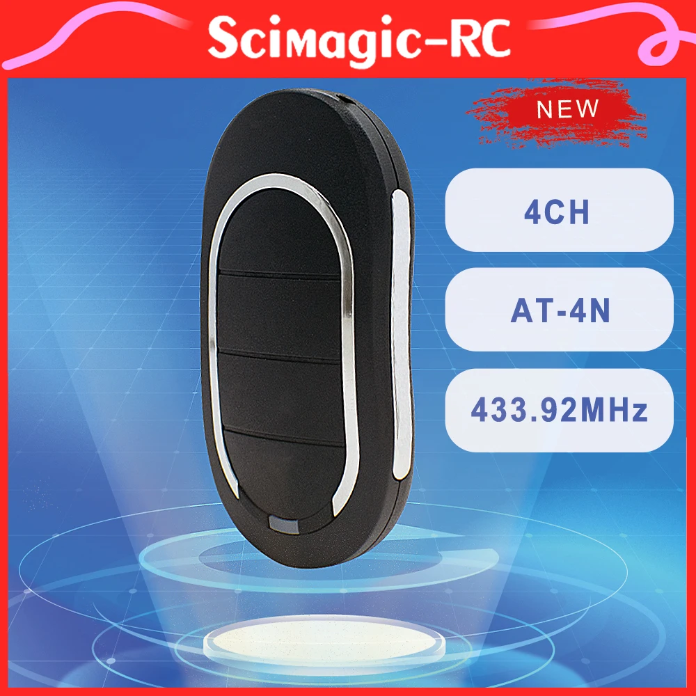 

Newest For Garage Alutech AT-4N Remote Control 433.92MHz Dynamic Code Alutech AT4N Gate Door 4 Buttons Barrier Control