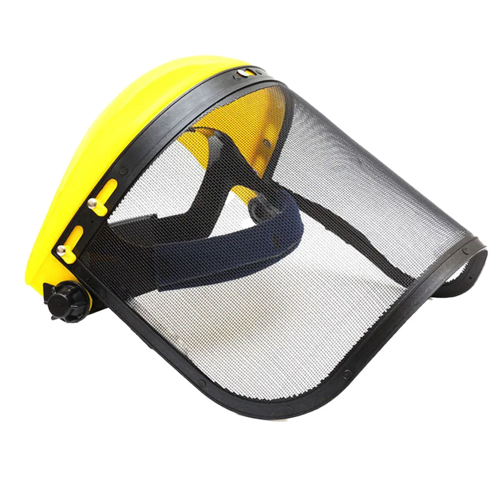 

Brand New High Quality Protective Helmet Protective Hat Adjustable Strap For Gardening Multipurpose Wire Mesh Yellow