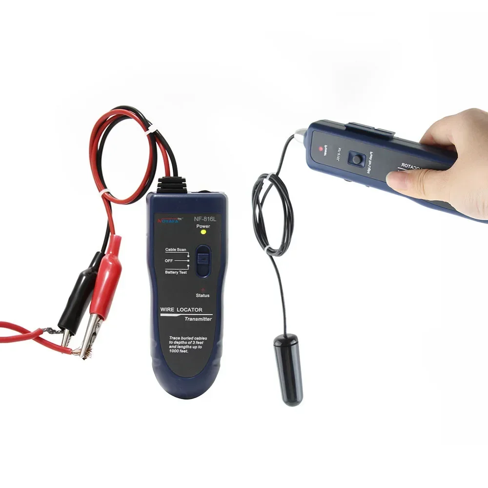 NOYAFA NF-816L High-power Dark Line Direction Finder Underground Cable Detection Instrument Weak Current Finder