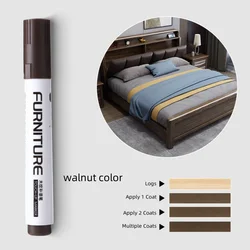 Wood Composite Grain Paint Touch - Up Markers for Furniture and Floor Repair (Walnut color)