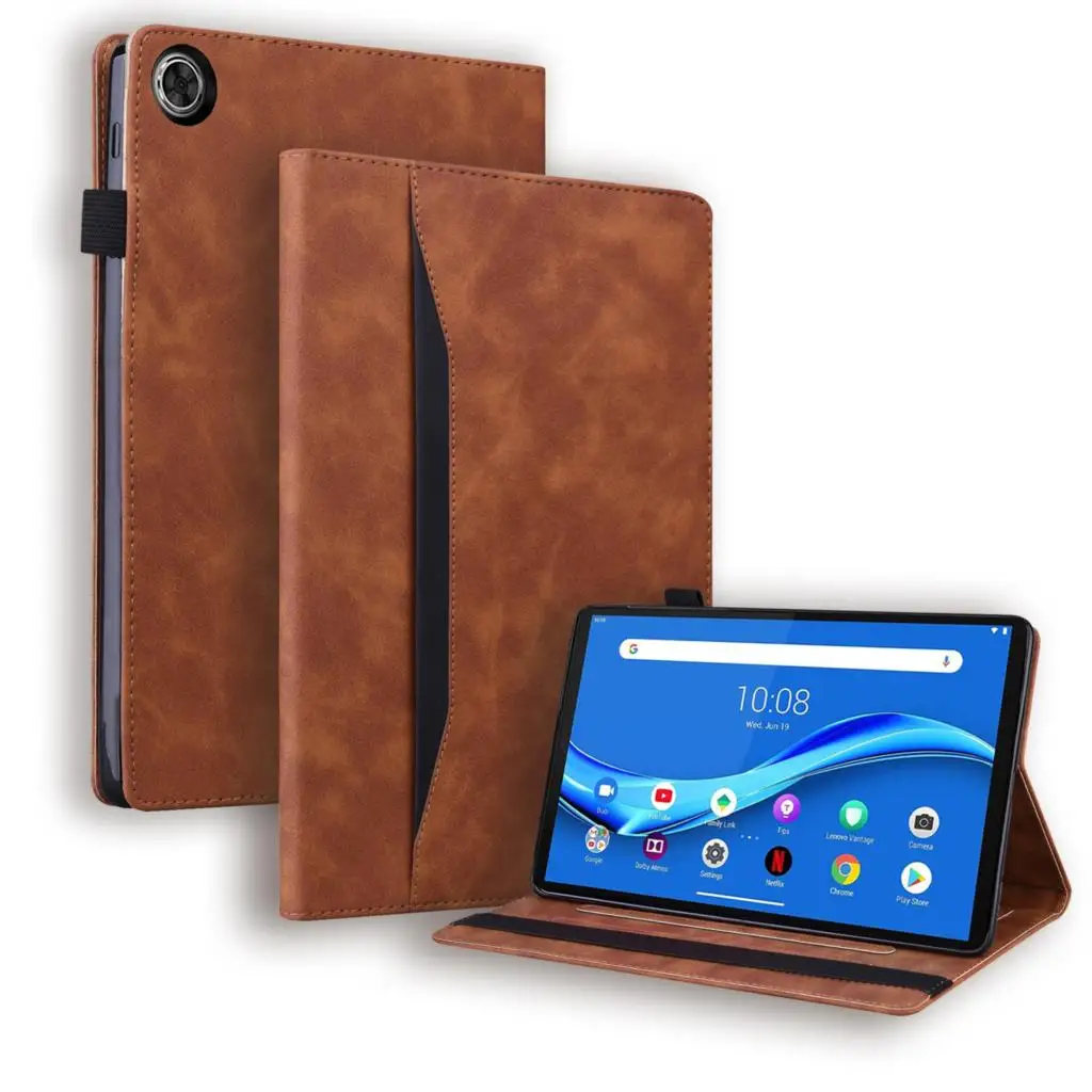 Premium Leather Business Wallet Tablet Case - Sleek and Durable Protection