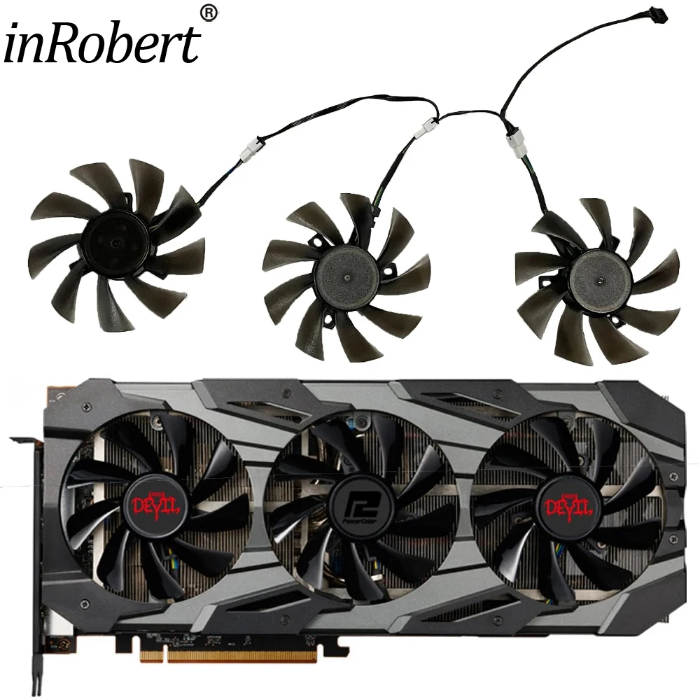 Gpu Gtx 5700xt Red Devil 5700 Xt Size Cooling Video Card Rx 5700xt