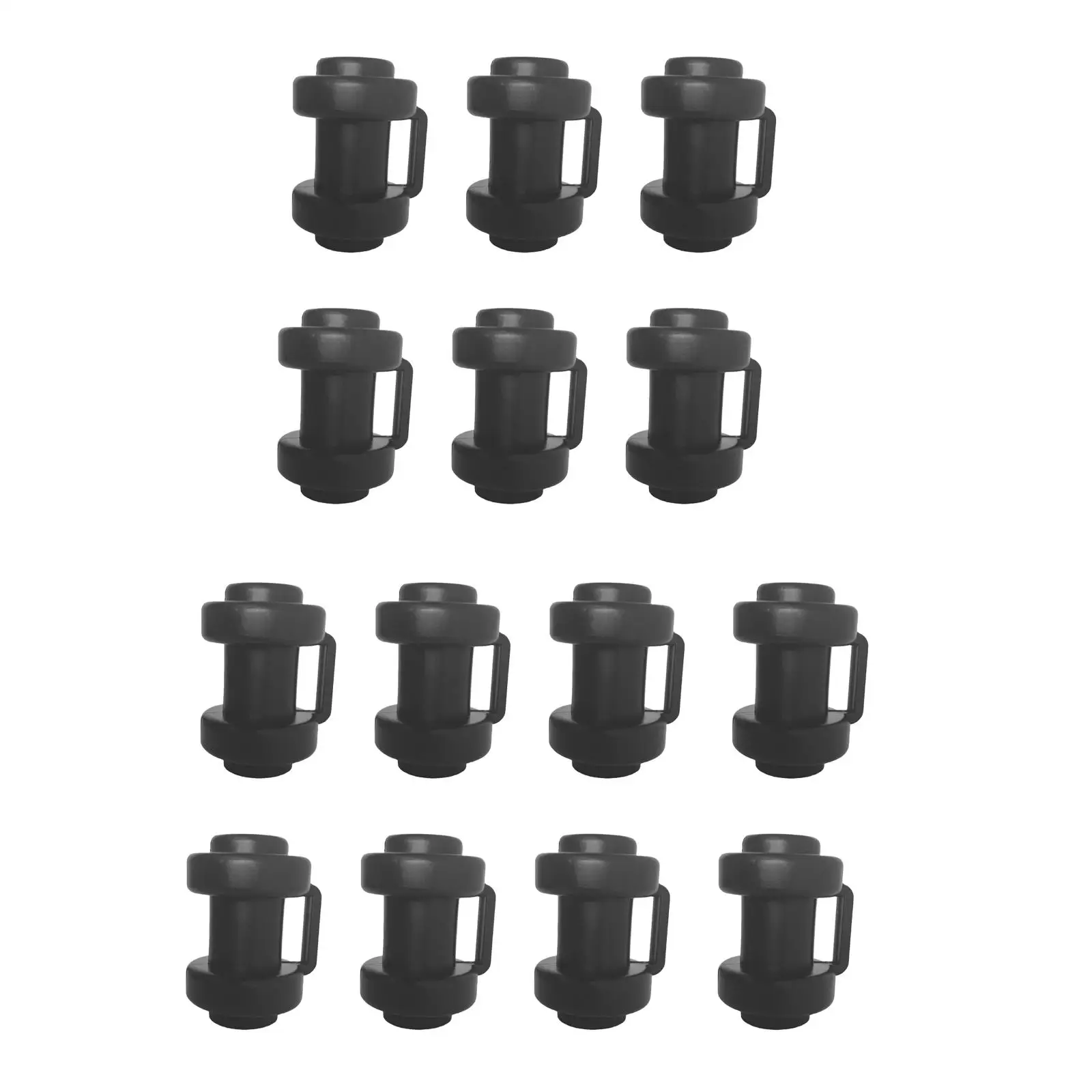 Trampoline Enclosure Pole Caps Trampoline End Caps Trampoline Repair Set Replacement Parts for Outside