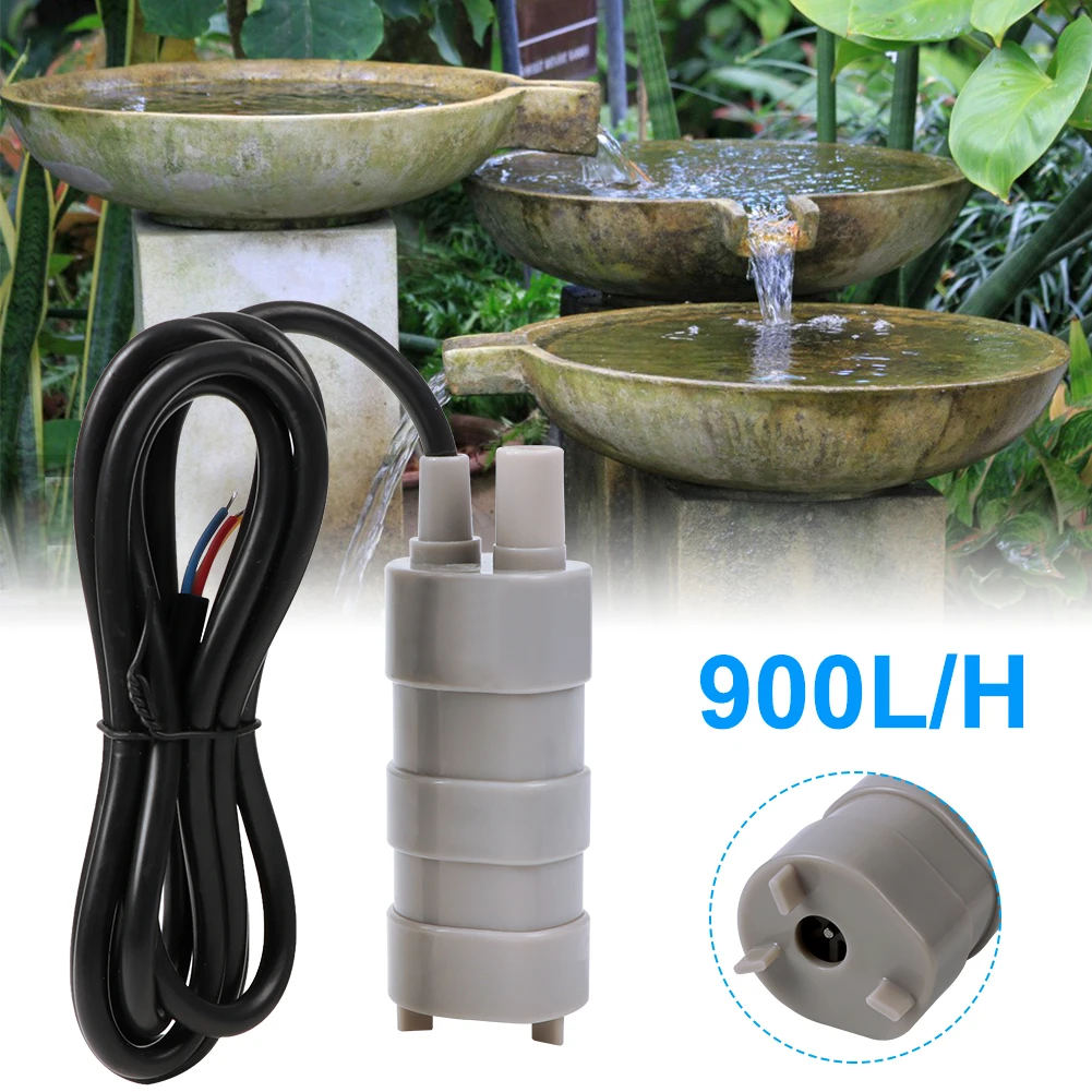 

DC 12V Submersible Water Pump 900L/H 1M High Lift Diesel Oil Water Pump High Flow Engineering Plastic Mini Water Pump