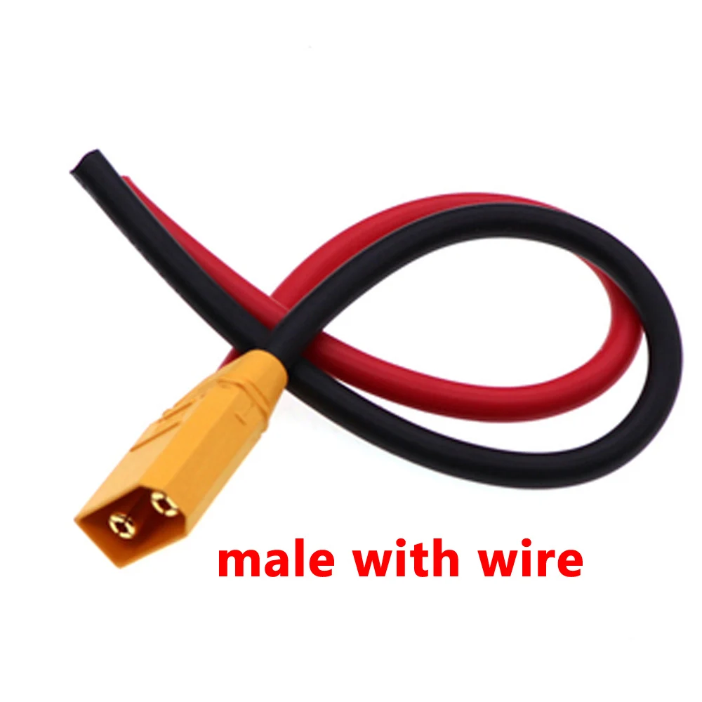 Connecteurs XT90 avec fil mâle/femelle 10CM-1M pour batterie RC
