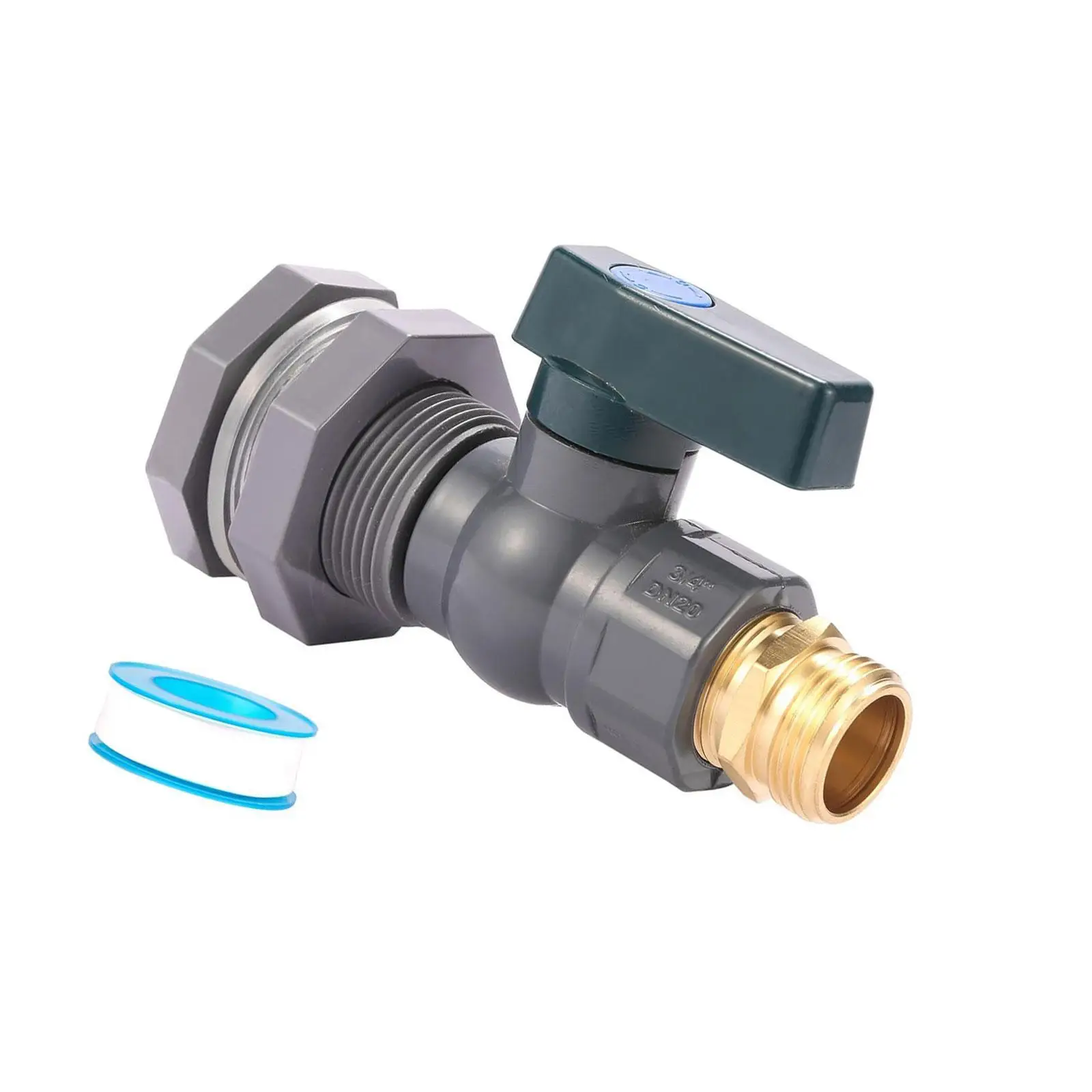 Water Barrel PVC Garden Diverter Kit Garden Faucet Kit 3/4 Water Barrel PVC Garden Diverter Kit Garden Faucet Kit 3/4