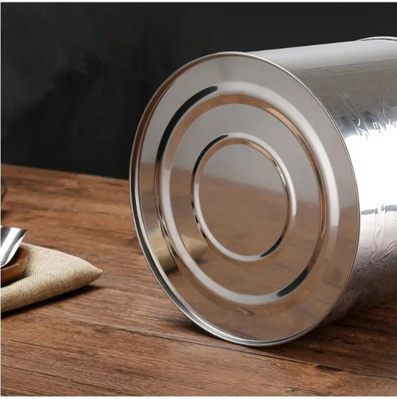 Stainless Steel Large Tea Caddy Tea Packaging Iron Box Household Portable Mini Metal Box Small Sealed Canister tea tin box tea canister airtight container