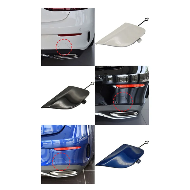 자동차 후면 범퍼 견인 고리 커버 캡 도색됨 2388858900 E-CLASS 쿠페 W238 2016-2023용