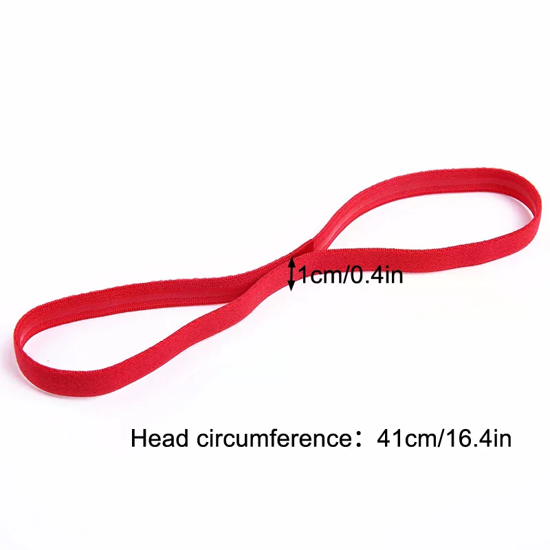 Elastische Haarbänder Professionelle Dünne Rutschfeste Yoga Basketball Fußball Tennis Stirnbänder Damen Langlebige Fußball Golf Schweißbänder – Detail 6