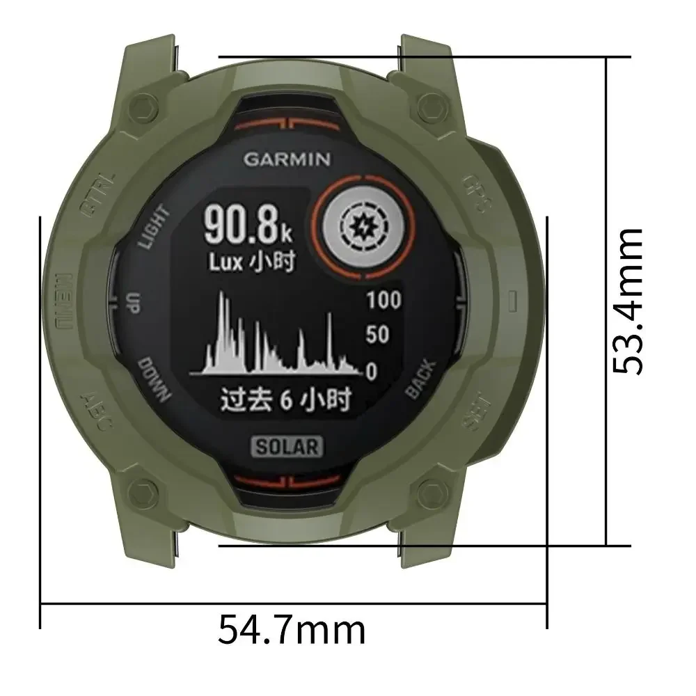 Durable TPU Shockproof Watch Cover Protector with Soft Edge Shell