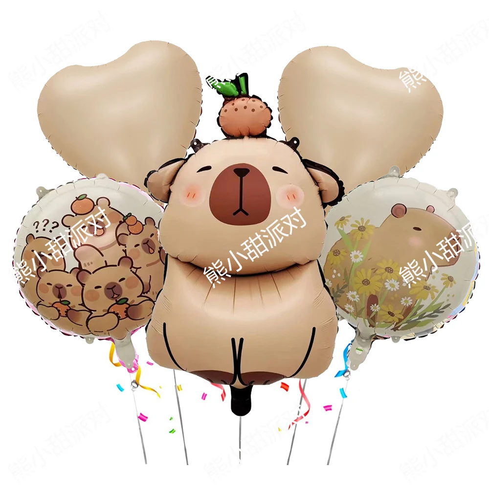 Balão de Alumínio em Forma de Capivara: Tudo o que Preciso Saber para Usar  na Minha Festa Temática, image size:1000x1000