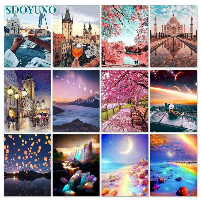 

Картина по номерам на холсте SDOYUNO, 60x75 см