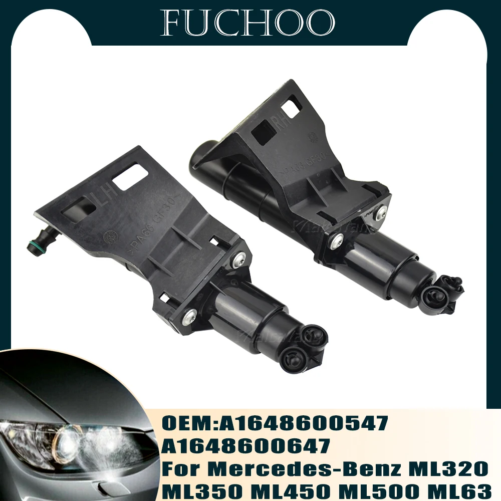 

Стайлинг автомобиля для Mercedes-Benz ML320 ML350 ML450 ML500 ML550 ML63 AMG насадка мойки левой/правой фары цилиндр A1648600547