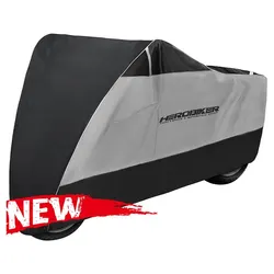 All - Season Waterproof UV Protective Motorcycle & Scooter Cover - XXL (MCZ002 Silvery)