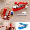 1pc Portable Mini Manual Sewing Machine Simple Operation Sewing Tools Sewing Cloth Fabric Handy Needlework Tool LYQ 1