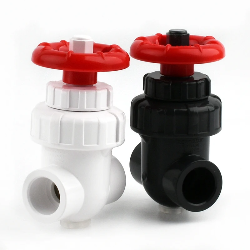 

1PC I.D 50mm UPVC Gate Valve Garden Irrigation Aquarium Flow Control Valve Precision Regulating Hand Wheel Switch Valve