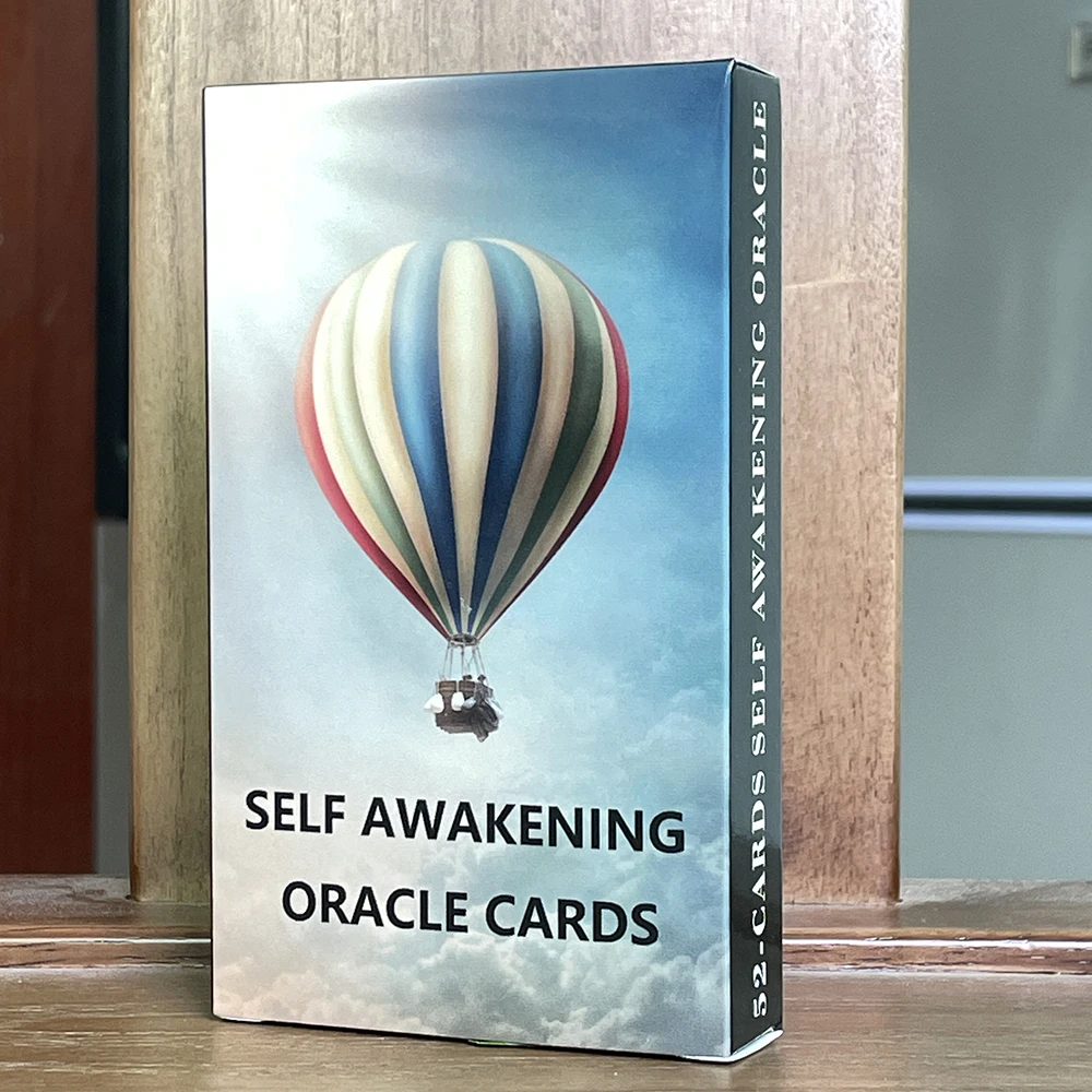 Self Awakening Oracle Cards 12x7cm Affirmation Clarity Deck with Meaning on It Keywords Tarot English Fortune Telling 52-cards