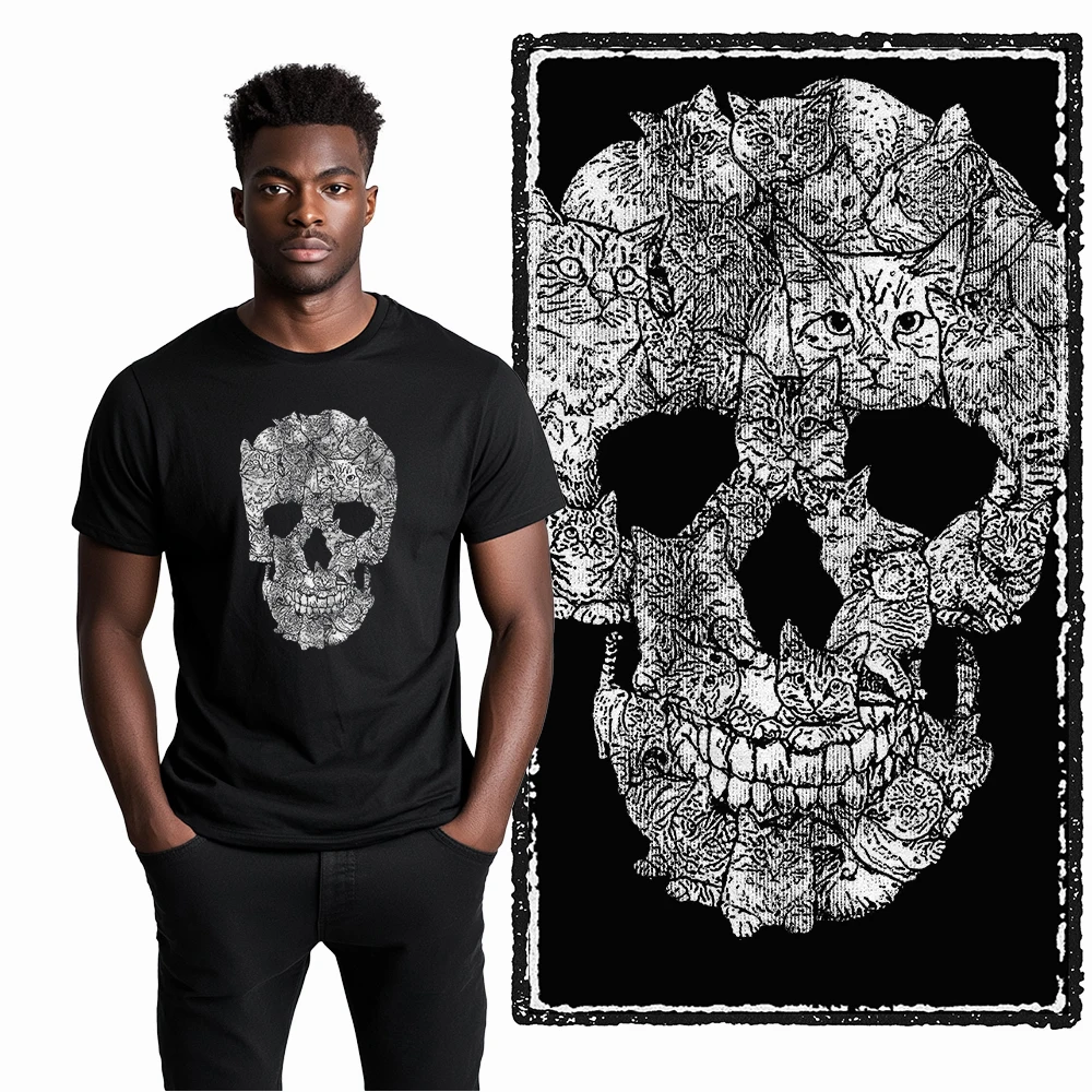 Coolmind x51-x70 100 % Baumwolle Streetwear Retro coole exklusive Männer T-Shirt große Größe Männer T-Shirt O-Ausschnitt Vintage T-Shirts Tops – Detail 7