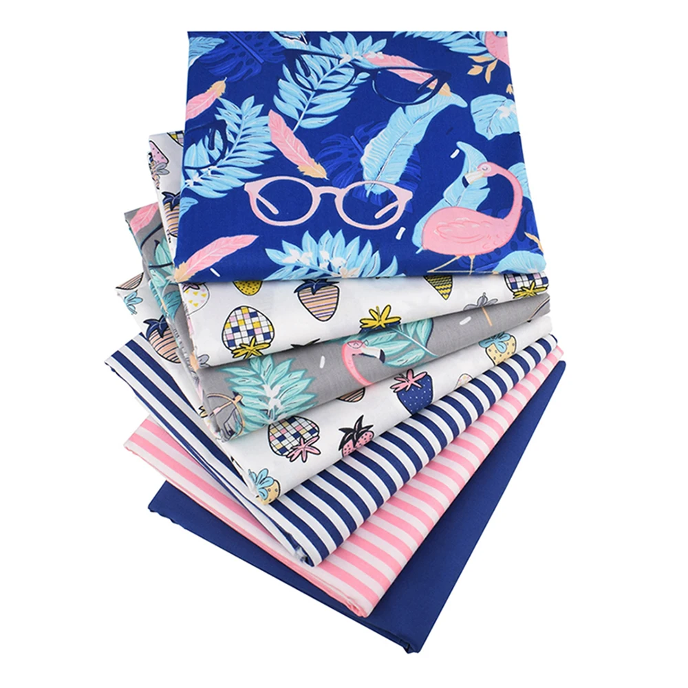 Chaihno,Printed Twill Weave Cotton Fabric,Patchwork Cloth,DIY Sewing Quilting Material,Mix Designs Series,40x50cm/piece,25CCZ4