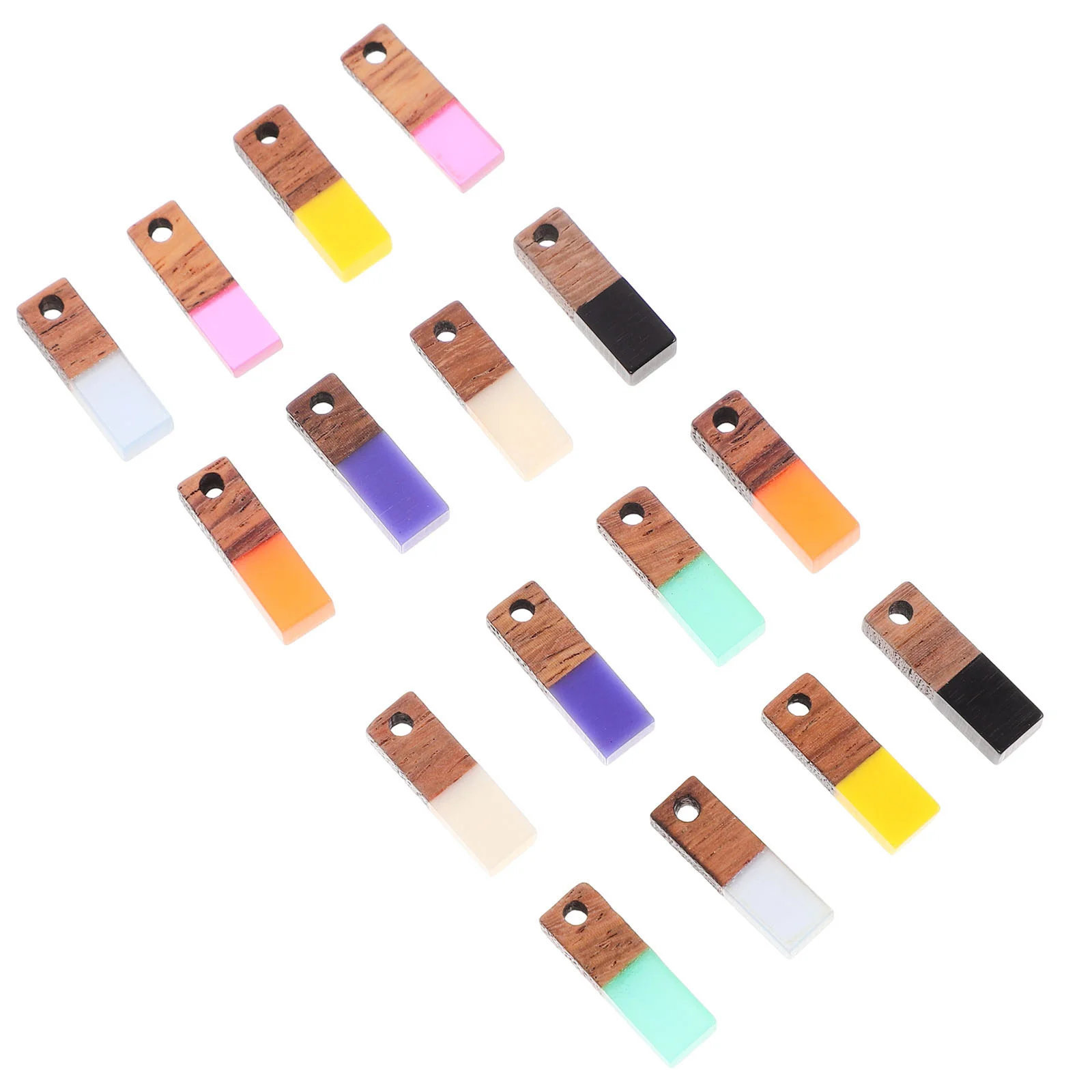 

16 Pcs An Fittings Resin Pendant Charms for Bracelets Jewelry Necklace DIY Making Supplies