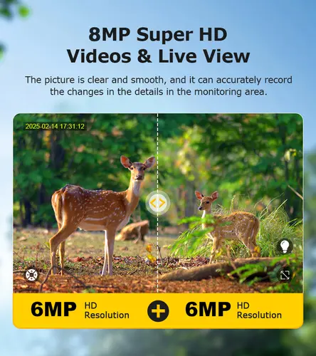 INQMEGA 12MP 60X Optical Zoom 4G/ WiFi Solar Camera Outdoor Camouflage PTZ Cameras Surveillance CCTV Solar Hunting Camera Ubox - Image 2